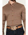 Image #3 - Cody James Men's Adkins Plaid Print Long Sleeve Button-Down Stretch Western Shirt, Tan, hi-res