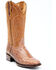 Shyanne Women's Geneva Exotic Snake Skin Western Boots - Wide Square Toe, Tan, hi-res