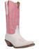 Image #1 - Dingo Women's Hold Yer Horses Vintage Western Boots - Snip Toe , Pink, hi-res