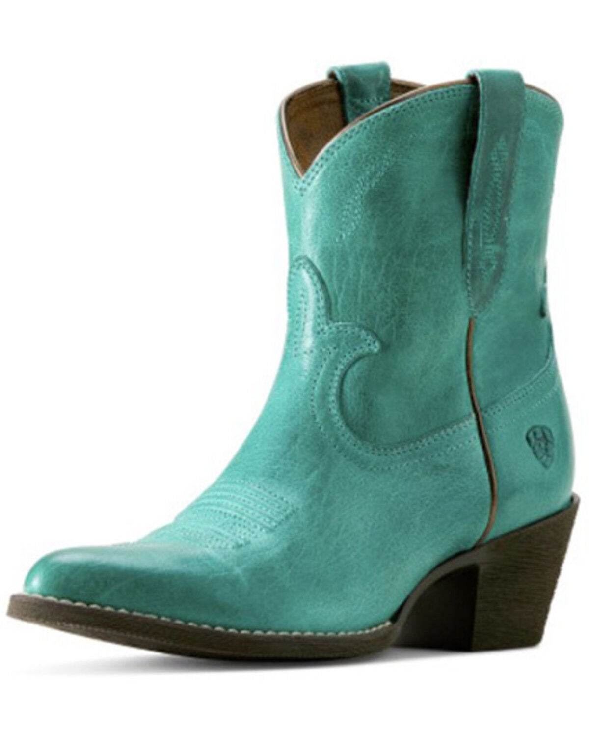 Image #3 - Ariat Women's Maggie Western Boots - Round Toe, Turquoise, hi-res