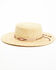 Nikki Beach Women's Pink Cobra Straw Hat, Taupe, hi-res