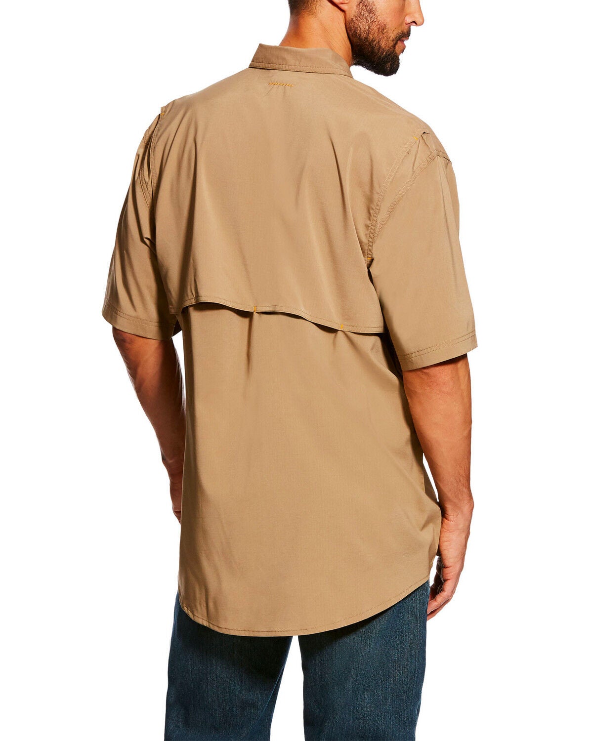 Image #2 - Ariat Men's Rebar Made Tough VentTEK Short Sleeve Work Shirt, , hi-res