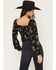 Image #5 - Idyllwind Women's Keystone Conversational Print Long Sleeve Top, Black, hi-res