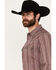 Image #2 - Cody James Men's Mountain Plaid Print Long Sleeve Snap Western Shirt, Turquoise, hi-res