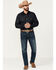 Image #1 - DEVIL-DOG Dungarees Men's Burke Vintage Medium Wash Athletic Fit Performance Stretch Denim Jeans, Medium Wash, hi-res