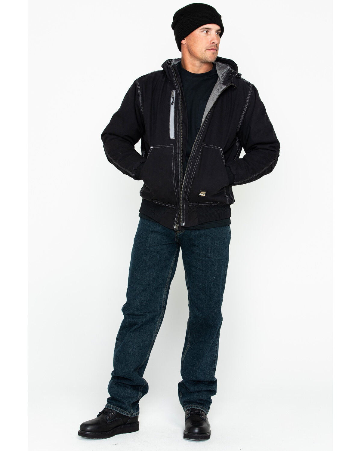 berne ladies modern hooded jacket