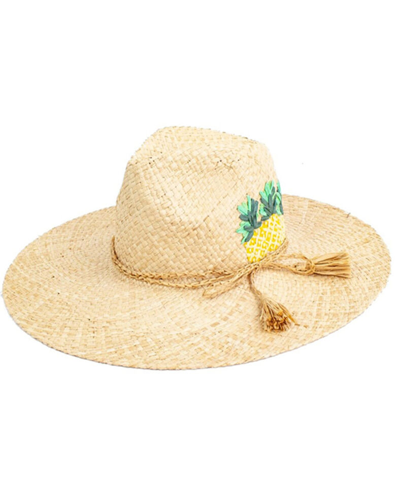 Peter Grimm Natural Sancho Raffia Straw Resort Hat , Natural, hi-res