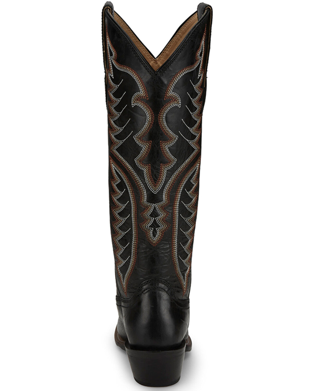 Image #5 - Justin Women's Evelyn Tall Western Boots - Snip Toe, Black, hi-res