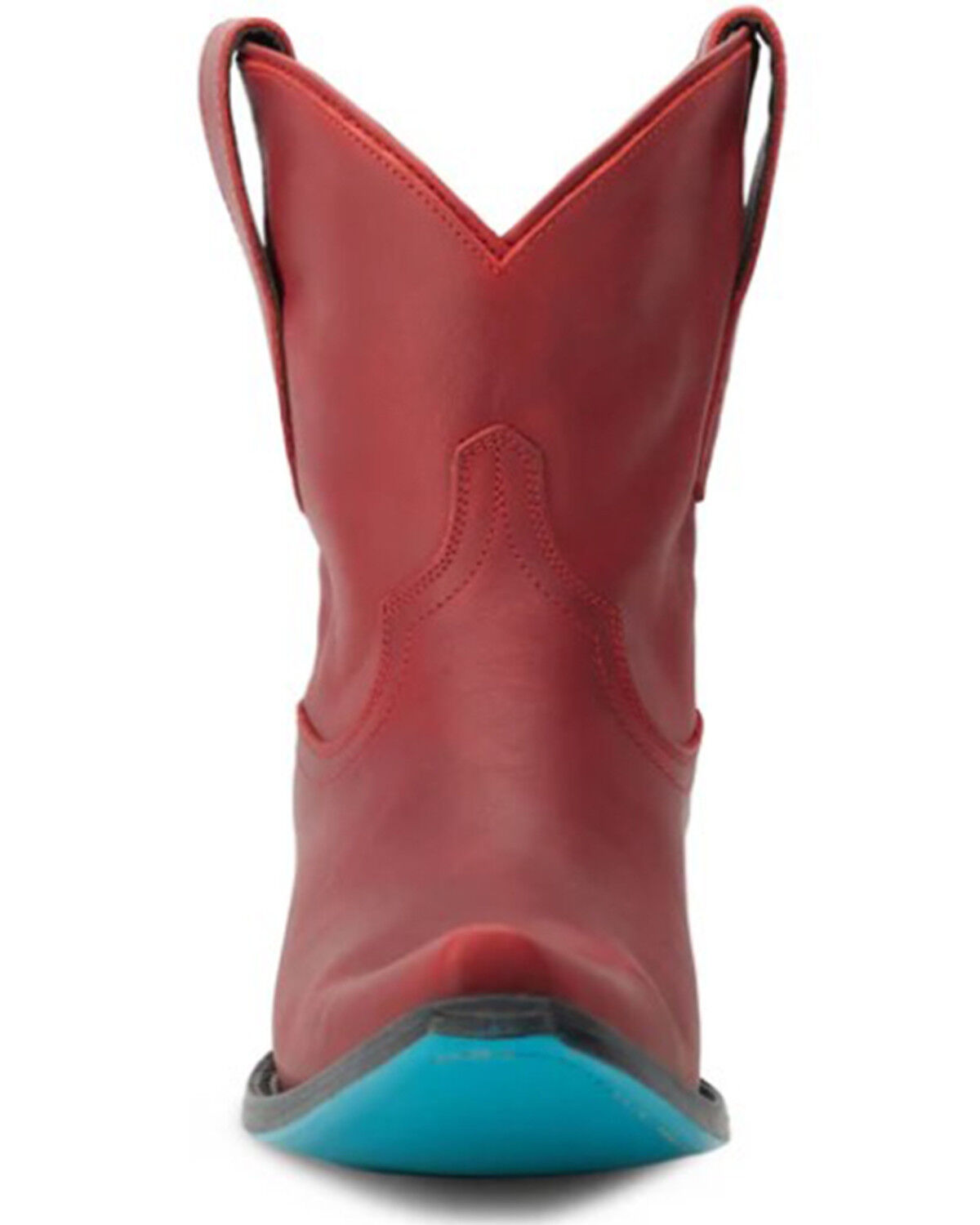 Image #4 - Lane Women's Emma Jane Western Booties - Snip Toe, Ruby, hi-res
