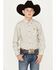 Ariat Boys' Beau Geo and Skull Print Long Sleeve Button-Down Shirt, Sand, hi-res