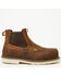 Image #2 - Cody James Men's Moc Chelsea Work Boots - Composite Toe, Dark Brown, hi-res