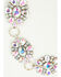Image #3 - Southern Grace Women's Crystal Concho Chain Belt, Iridescent, hi-res