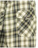 Image #2 - Outback Trading Co Men's Beau Plaid Print Long Sleeve Thermal Lined Western Shirt, Grey, hi-res