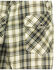 Image #2 - Outback Trading Co Men's Beau Plaid Print Long Sleeve Thermal Lined Western Shirt , Grey, hi-res