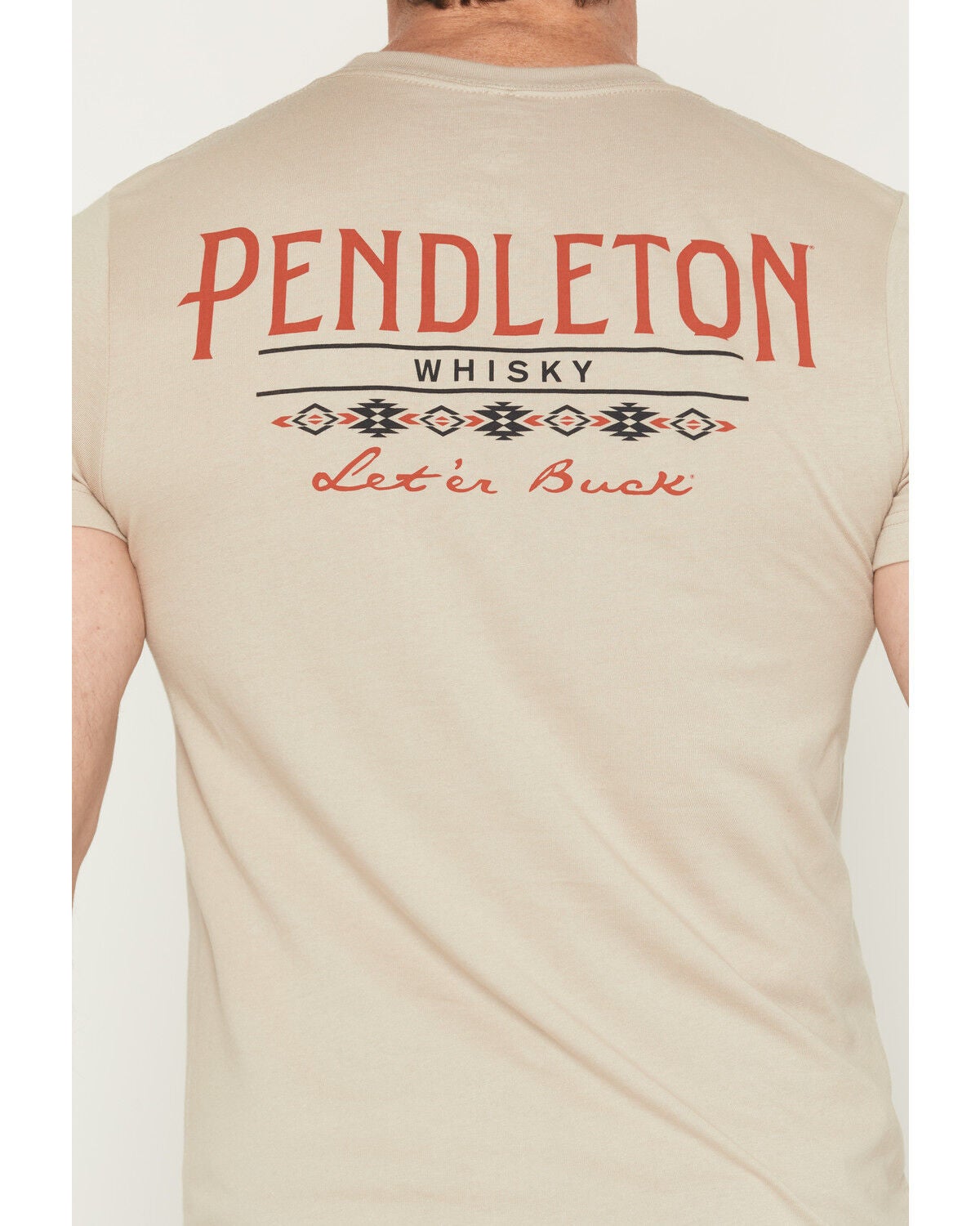 Image #4 - Pendleton Men's Whiskey Short Sleeve Graphic T-Shirt, Tan, hi-res