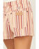 Image #4 - Wrangler Women's Natalie Striped High Rise Retro Cowboy Denim Shorts, Multi, hi-res