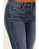 Image #2 - Idyllwind Women's Vistaview Medium Wash Embroidered Flare Stretch Denim Jeans, Medium Wash, hi-res