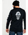 Image #5 - Ariat Men's FR Roughneck Skull Logo Crew Long Sleeve Work T-Shirt , Black, hi-res