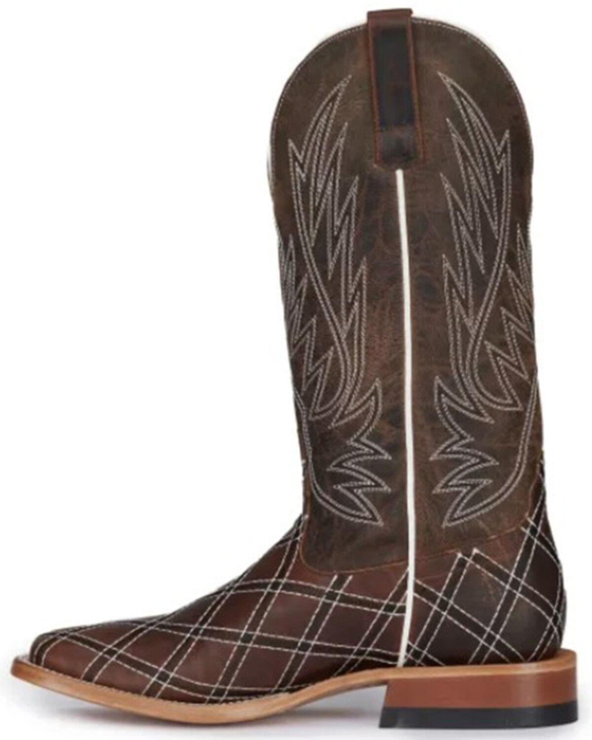 Image #3 - Horse Power Men's Sabotage Western Boots - Square Toe, Brown, hi-res