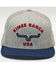 Image #2 - Kimes Ranch Men's Heather Gray Arched 3D Logo Mesh-Back Trucker Cap , Heather Grey, hi-res