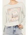 Image #3 - Wrangler Women's Cowboys Desert Long Sleeve Graphic Tee, Light Green, hi-res