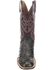 Image #5 - Lucchese Men's Harris Full Quill Ostrich Western Boots - Wide Square Toe, Dark Grey, hi-res
