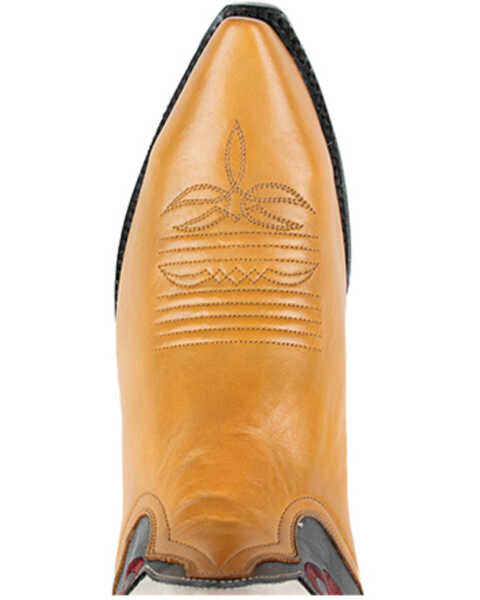Image #6 - Dan Post Men's Tom Horn Western Boots - Snip Toe, Tan, hi-res
