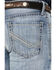 Image #4 - Cinch Men's Grant Light Wash Mid Rise Relaxed Stretch Bootcut Jeans, Indigo, hi-res