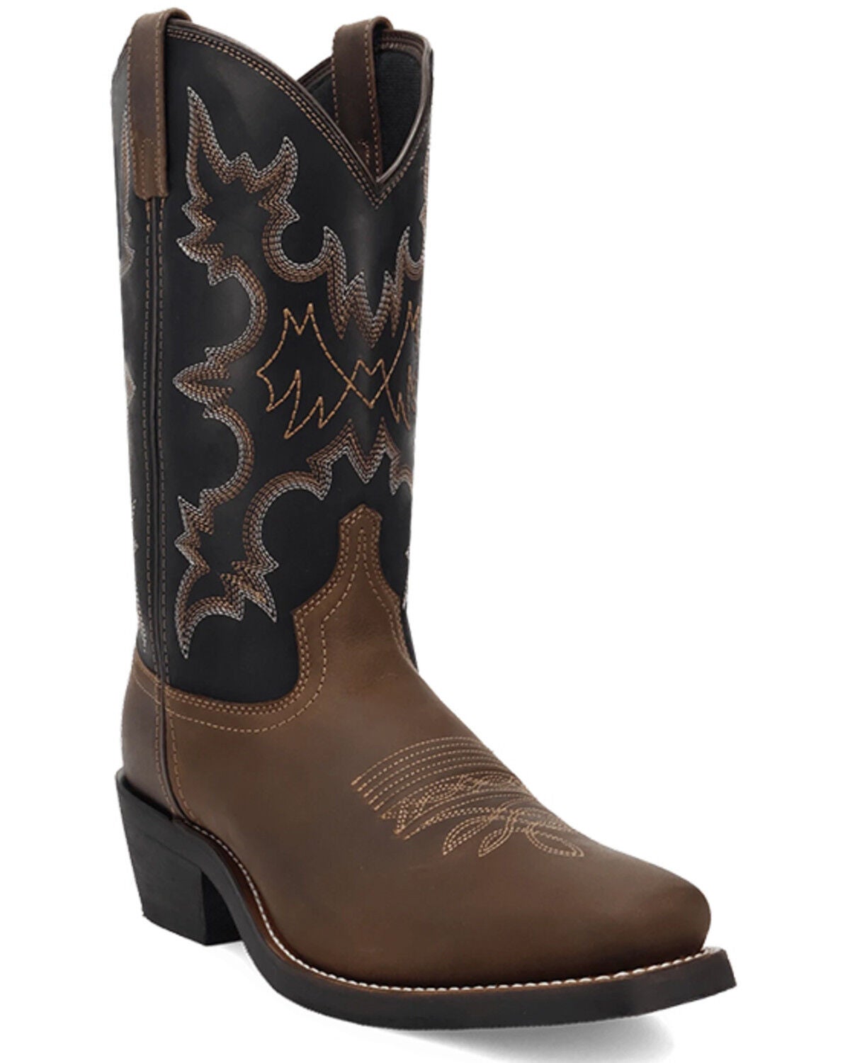 Image #1 - Laredo Men's Iron Ridge Performance Western Boots - Square Toe, Brown, hi-res