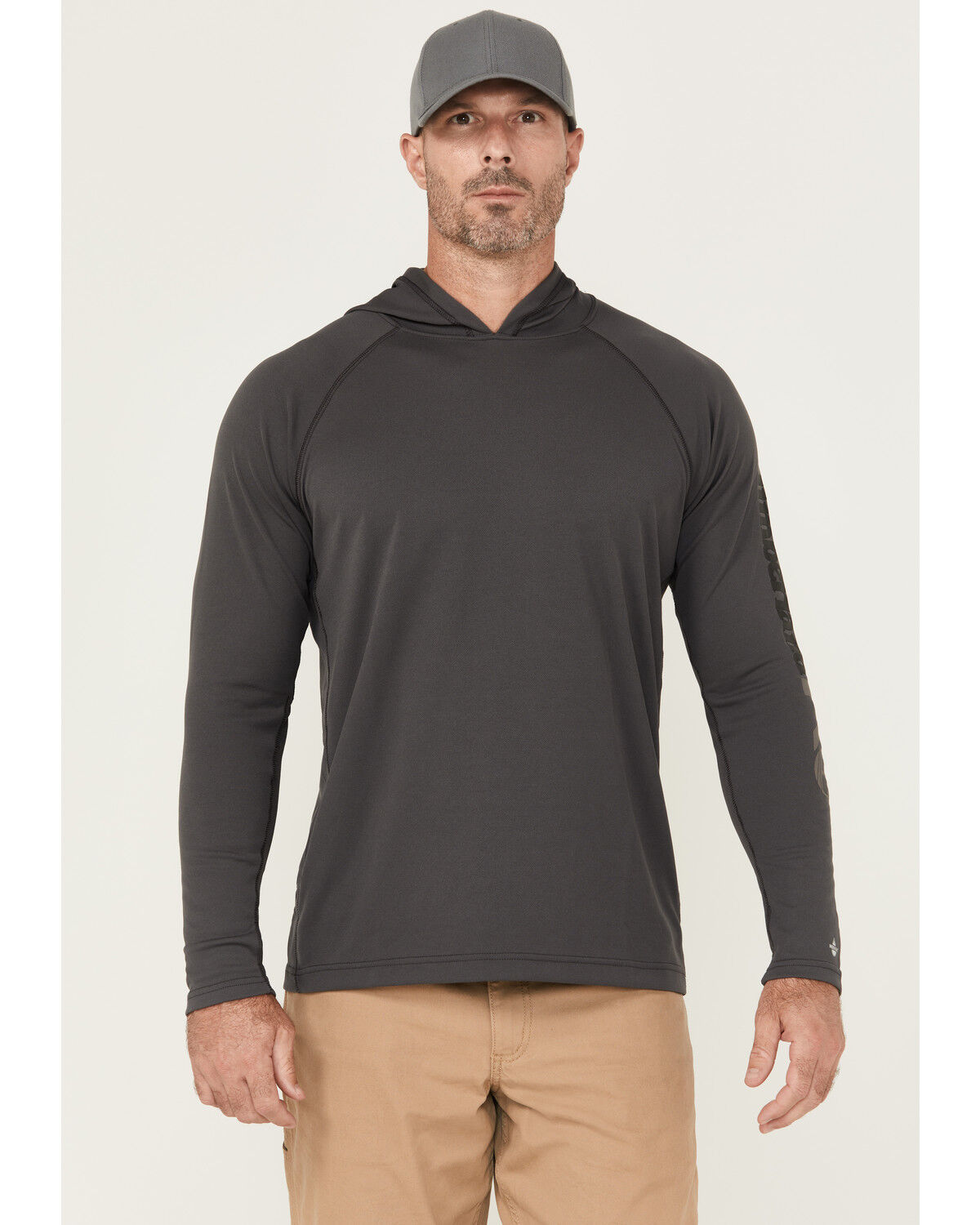 Image #1 - Timberland PRO Men's Wicking Good Hooded Sweatshirt, Grey, hi-res
