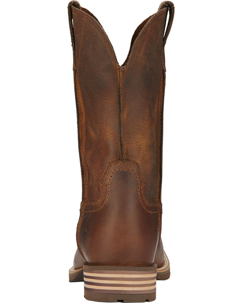Ariat Hybrid Street Side Cowboy Boots - Square Toe, Brown, hi-res