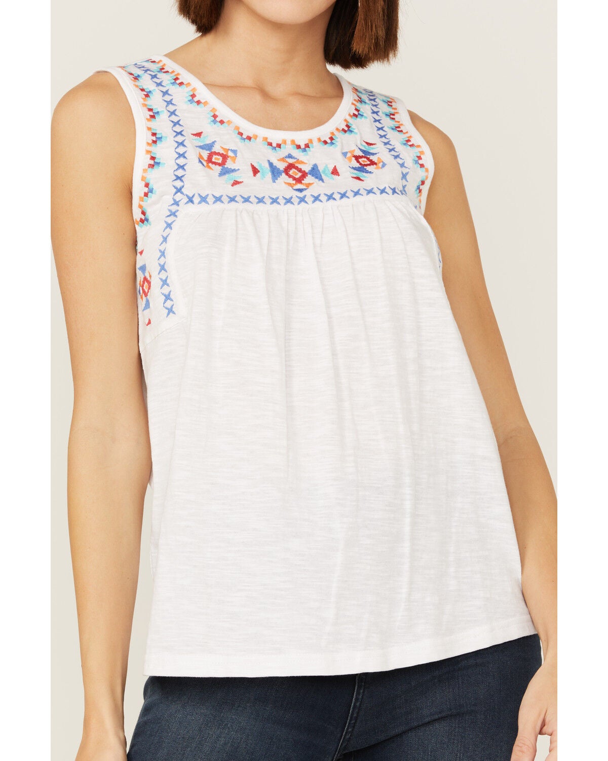 Roper Women's Sleeveless Cross-Stitch 