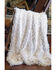 Image #1 - Carstens Home Off-White Shaggy Plush Faux Fur Throw Blanket, Off White, hi-res