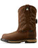 Image #2 - Ariat Women's 10" Riveter Pull-On BOA CSA Waterproof Boots - Composite Toe, Brown, hi-res