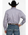 Image #2 - Resistol Men's Gray Clewiston Geo Print Long Sleeve Western Shirt, Grey, hi-res