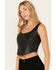 Idyllwind Women's Jasper Leather Bustier, Black, hi-res
