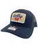 Image #1 - Salty Rodeo Men's The 12 OZ Recreation Logo Patch Mesh-Back Trucker Cap, Black, hi-res