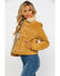 Image #3 - Scully Women's Faux Shearling Jean Jacket, Rust Copper, hi-res