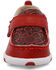 Image #4 - Twisted X Toddler Girls' Driving Mocs, Red, hi-res
