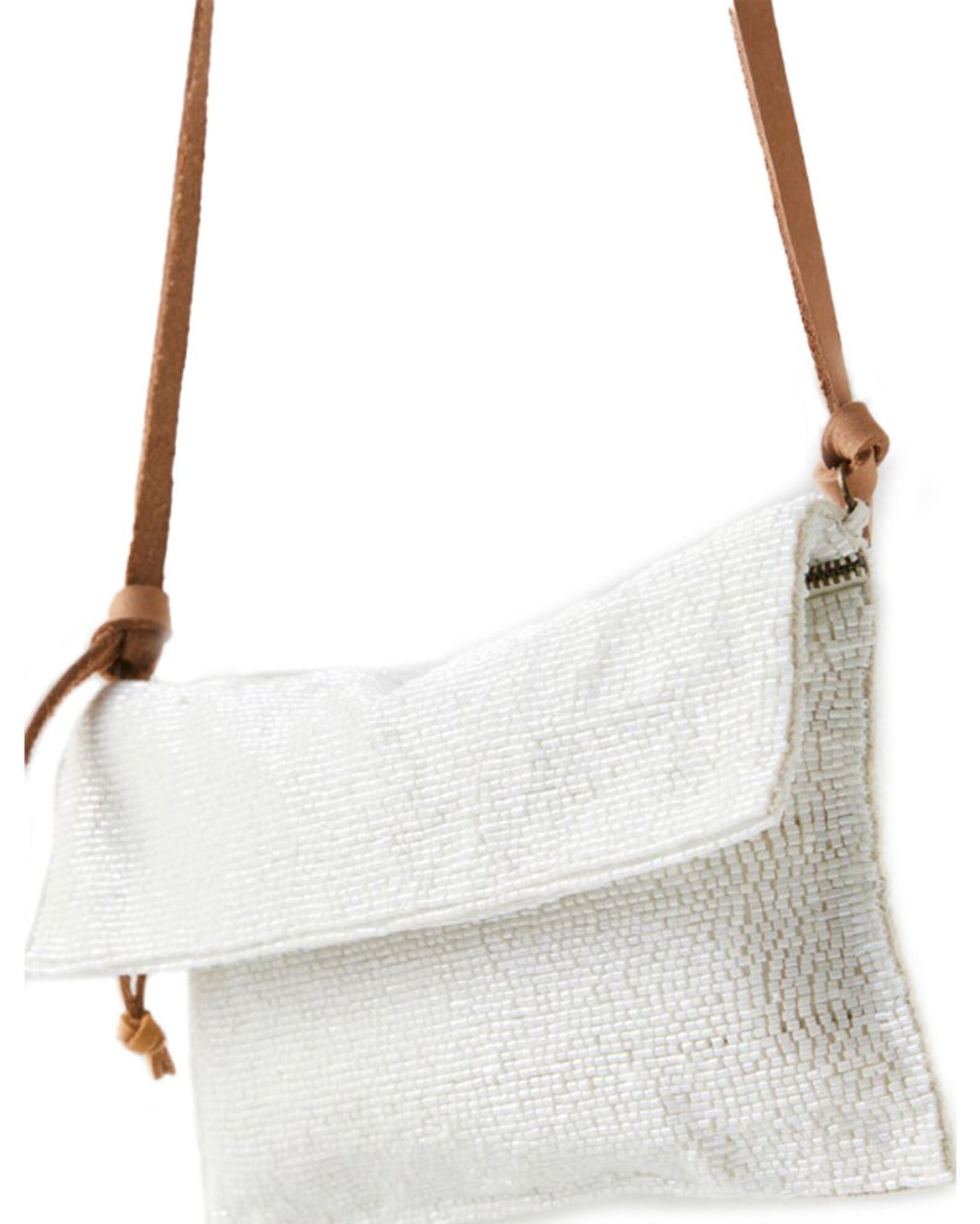Image #4 - Free People Women's Plus One Embellished Crossbody Bag, Ivory, hi-res
