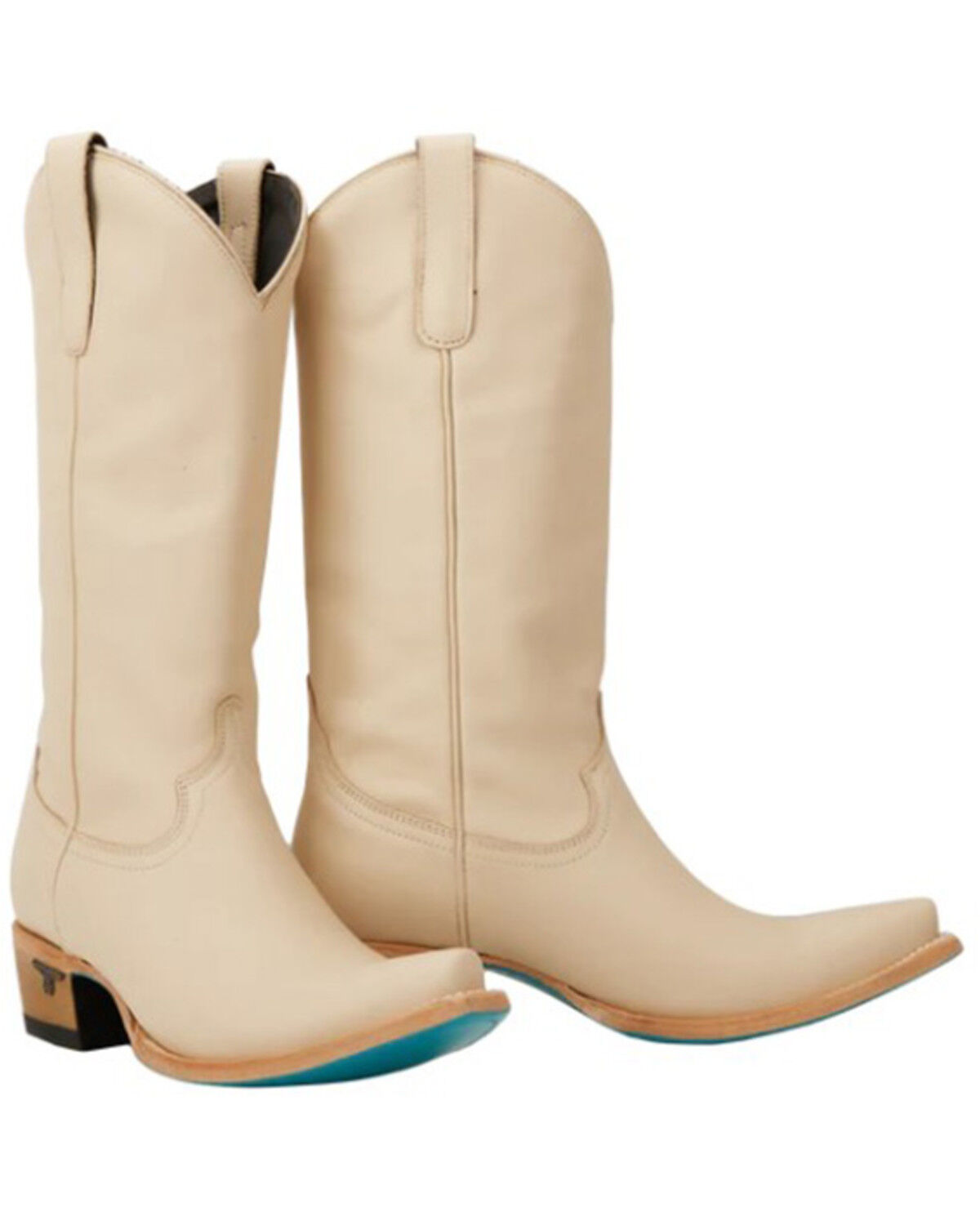 Image #1 - Lane Women's Emma Jane Tall Western Boots - Snip Toe, Ivory, hi-res