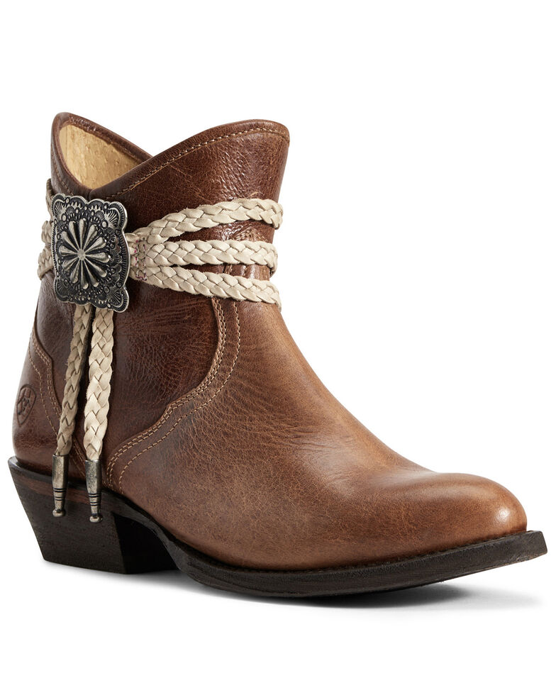 Ariat Women's Circuit Safe Fashion Booties - Round Toe, Brown, hi-res
