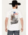 Image #1 - Cowboy Up Men's It's Not A Choice Short Sleeve Graphic T-Shirt, White, hi-res