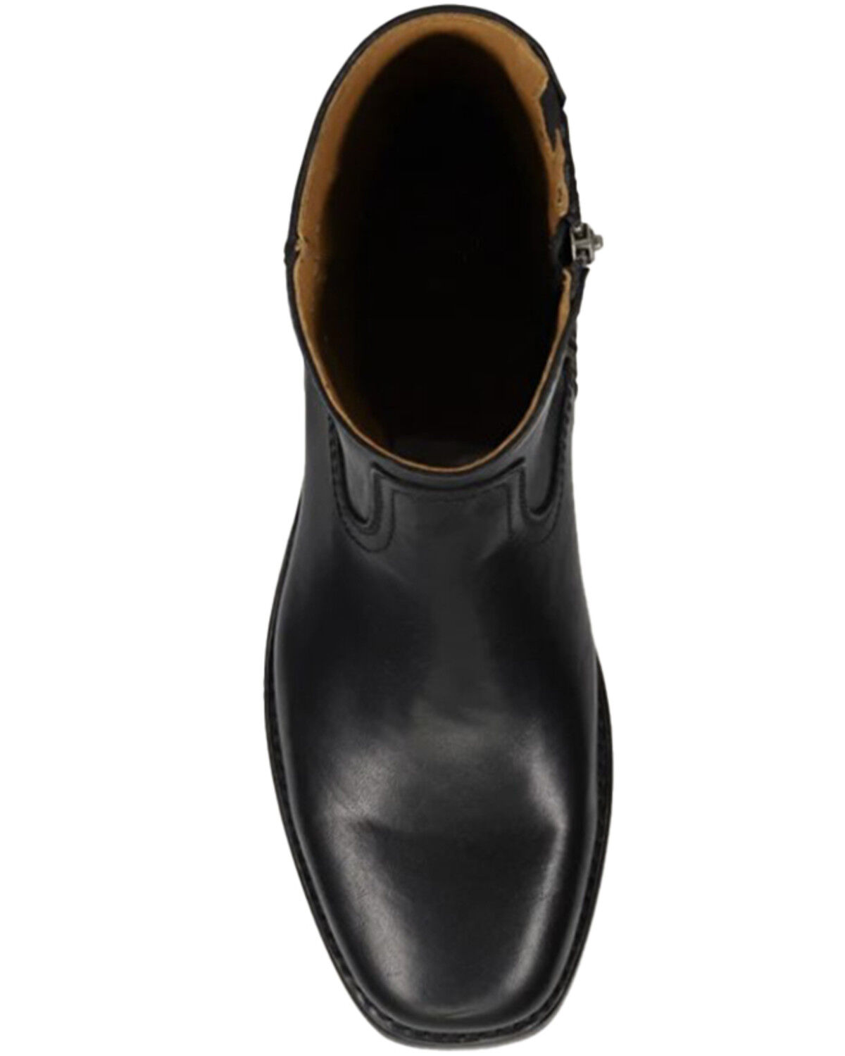 Image #7 - Frye Men's Campus Inside Zip Ankle Boots - Round Toe, Black, hi-res