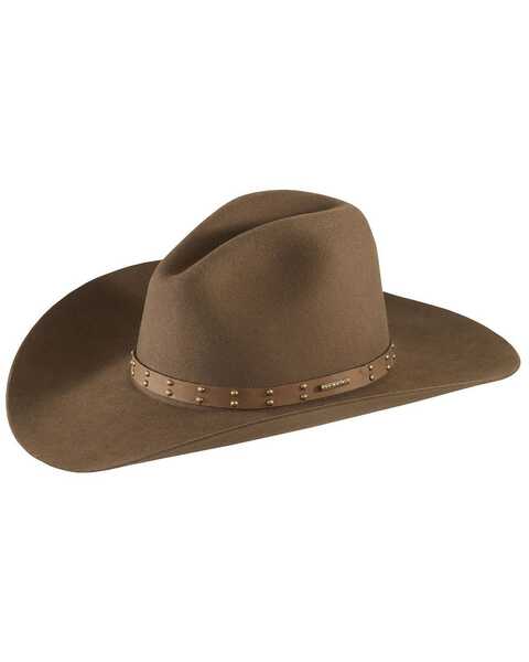 Stetson Seminole 4X Felt Cowboy Hat, Mink, hi-res