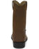 Image #10 - Justin Men's Basics Roper Western Boots - Round Toe, Bay Apache, hi-res