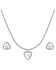 Image #1 - Montana Silversmiths Women's Pure Halo Jewelry Set - 2 Piece, Silver, hi-res