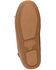 Image #5 - Lamo Footwear Girls' Suede Moccasins, Chestnut, hi-res