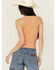 Image #4 - Miss Me Women's Knot Tank, Orange, hi-res