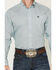 Image #3 - Cinch Men's Micro Geo Print Long Sleeve Button-Down Western Shirt, Blue, hi-res